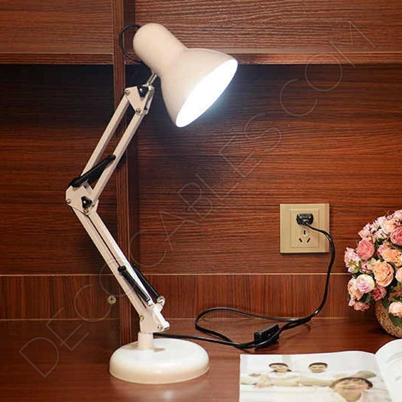 Flexo de escritorio articulable Antígona color blanco Flexo de escritorio articulable Antígona color blanco