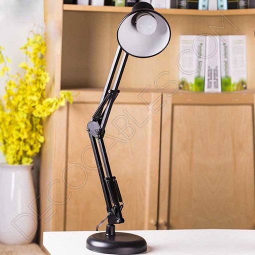 Lámpara flexo de escritorio articulada Antígona (Negra) 2 Flexo de escritorio articulable Antígona color negro