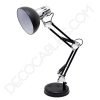 Lámpara flexo de escritorio articulada Antígona (Negro y Cromo) 6 Flexo de escritorio articulable Antígona color negro y cromo