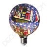 Bombilla led decorativa de silicona modelo globo casquillo E27 motivos casas