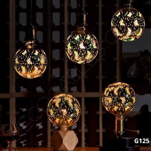 Bombilla globo Led modelo mariposa 3D 4W E27 G125