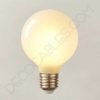 Bombilla globo led esfera cristal blanco mate E27