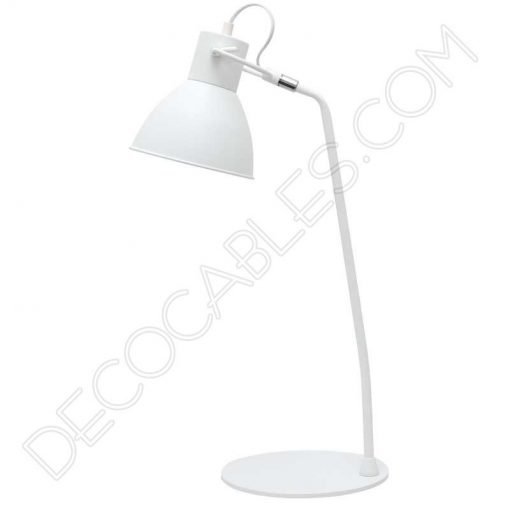 Lámpara flexo de escritorio estilo nórdico modelo Estonia 2 Flexo de estilo nórdico contemporáneo en color blanco modelo Estonia 1xE27