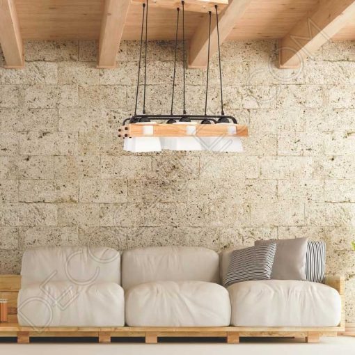 Lámpara de techo estilo nórdico contemporáneo modelo Arendal grande