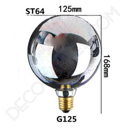 Bombilla globo led efecto fuegos artificiales 3D 4W E27