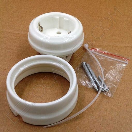 Enchufe de porcelana Vintage con toma de tierra 4 Enchufe de porcelana Vintage con toma de tierra 12