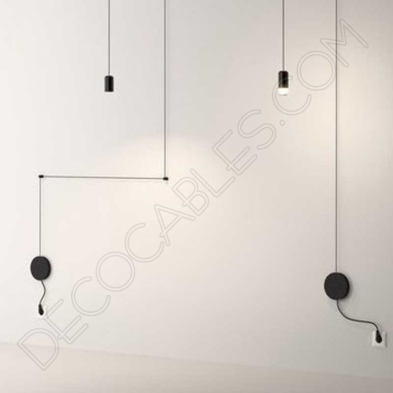 Soporte de techo distribuidor para lámparas cuatro salidas laterales Soporte de techo distribuidor para lámparas cuatro salidas laterales