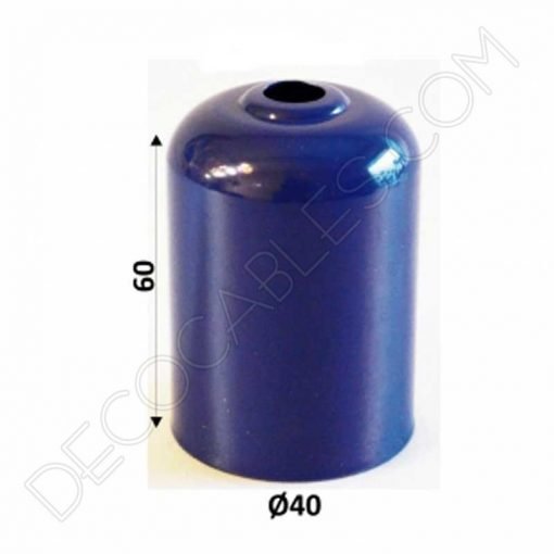 Cubre portalámparas (varios colores) 32 Cubre portalámparas metálico azul