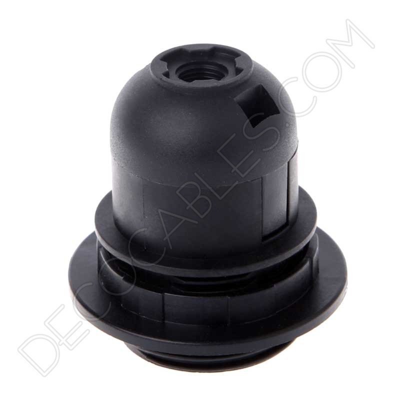 Portalámparas E27 para pantalla con salida lateral para cable Portalámparas E27 para pantalla con salida lateral para cable