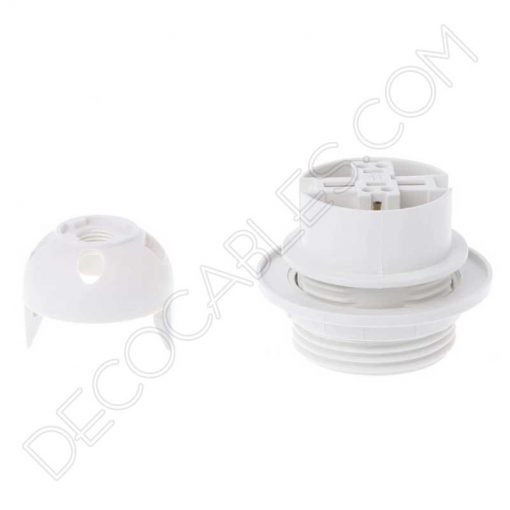 Portalámparas E27 para pantalla con orificio lateral para cable 4 Portalámparas E27 para pantalla con salida lateral para cable