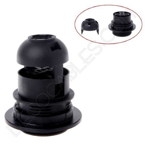 Portalámparas E27 para pantalla con orificio lateral para cable 6 Portalámparas E27 para pantalla con salida lateral para cable
