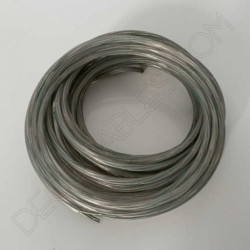 cable eléctrico de silicona transparente 3x0.75