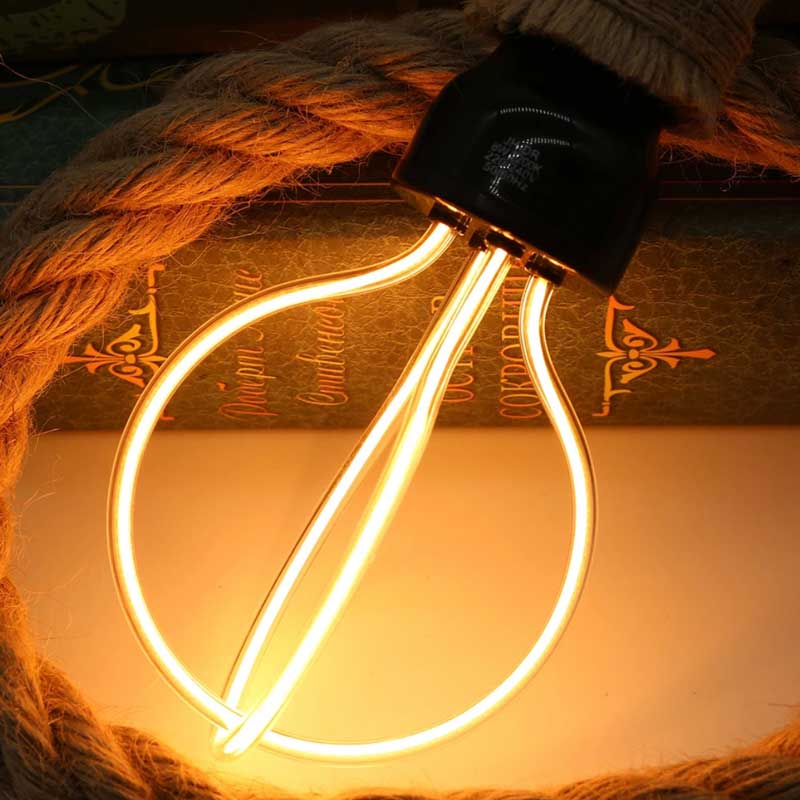 Bombilla filamento led globo doble filamento serie Art Geométrica Bombilla filamento led globo doble filamento serie Art Geométrica