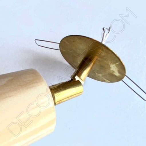 Foco giratorio de madera para empotrar