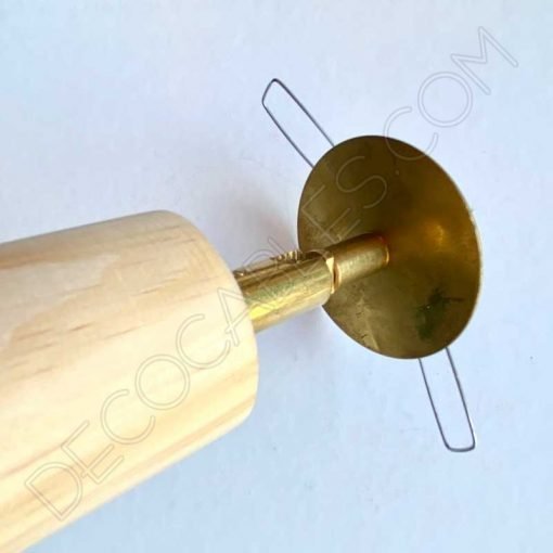 Foco giratorio de madera para empotrar