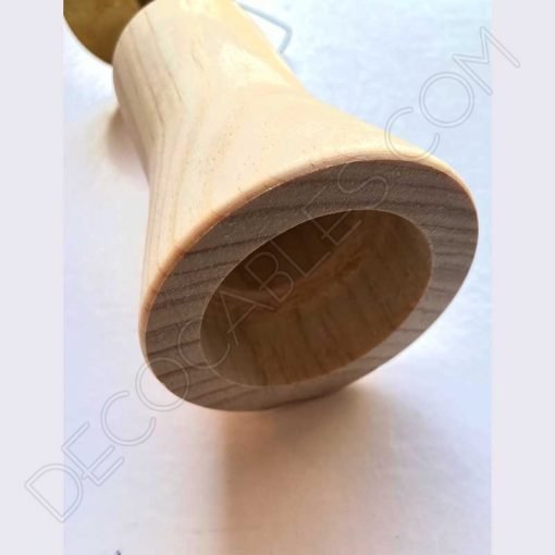 Foco giratorio de madera para empotrar