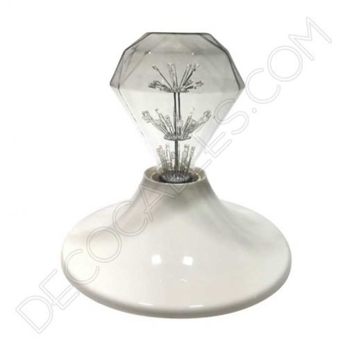 Portalámparas tipo aplique blanco