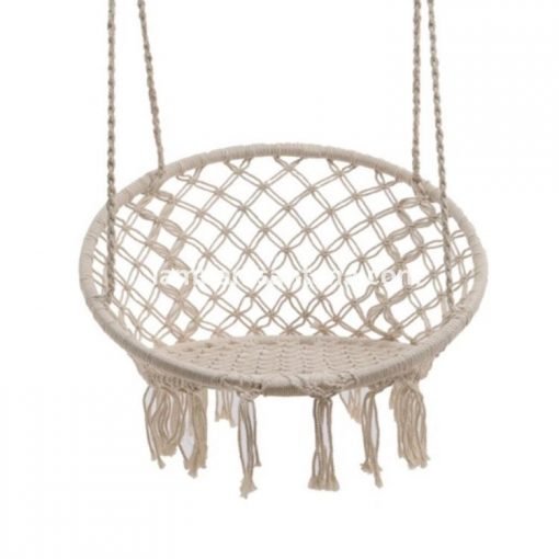 Silla columpio colgante macramé 1 Silla columpio colgante macramé 4
