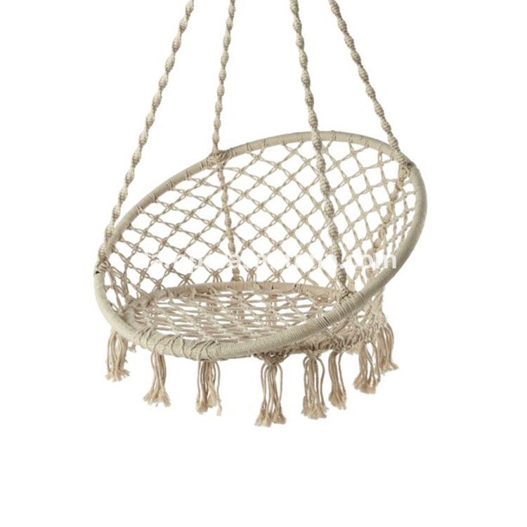 Silla-columpio-colgante-macram3 Silla columpio colgante macramé 3