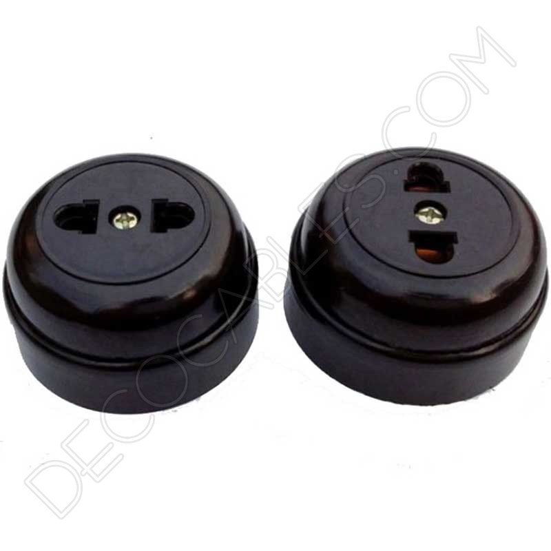 Enchufe superficie Retro vintage Enchufe superficie Retro vintage