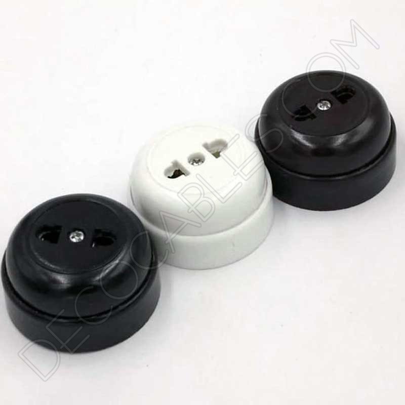 Enchufe superficie Retro vintage Enchufe superficie Retro vintage