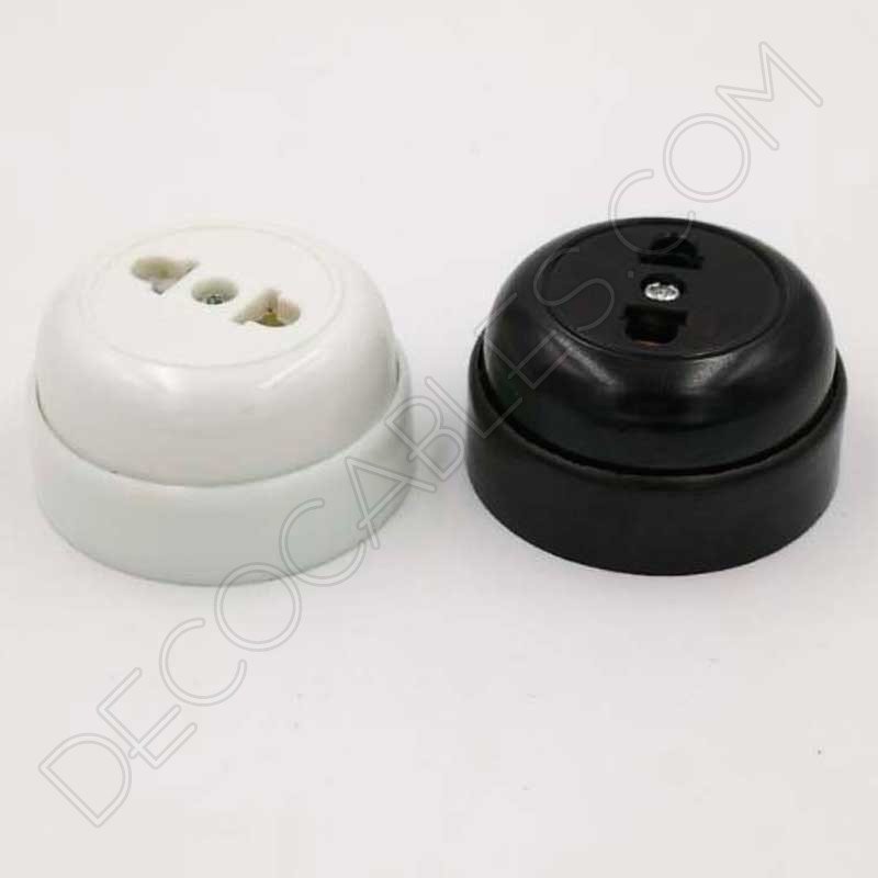 Enchufe superficie Retro vintage Enchufe superficie Retro vintage