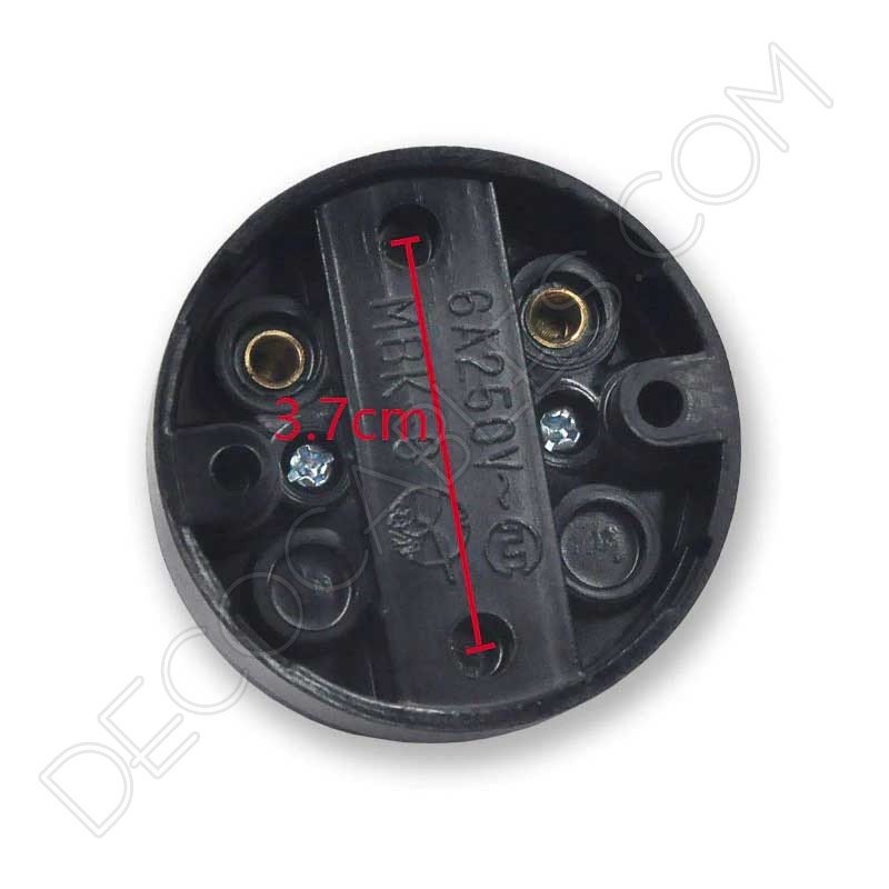 Interruptor de superficie estilo retro vintage en baquelita Interruptor de superficie estilo retro vintage en baquelita