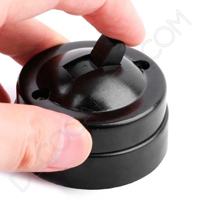 Interruptor de superficie estilo retro vintage en baquelita Interruptor de superficie estilo retro vintage en baquelita