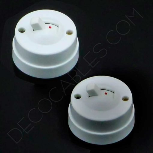 Interruptor de superficie estilo Retro Vintage 11 Interruptor de superficie estilo retro vintage en baquelita