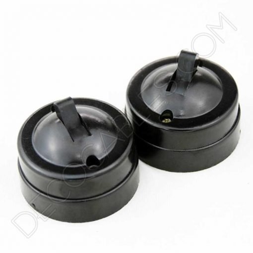 Interruptor de superficie estilo Retro Vintage 2 Interruptor de superficie estilo retro vintage en baquelita