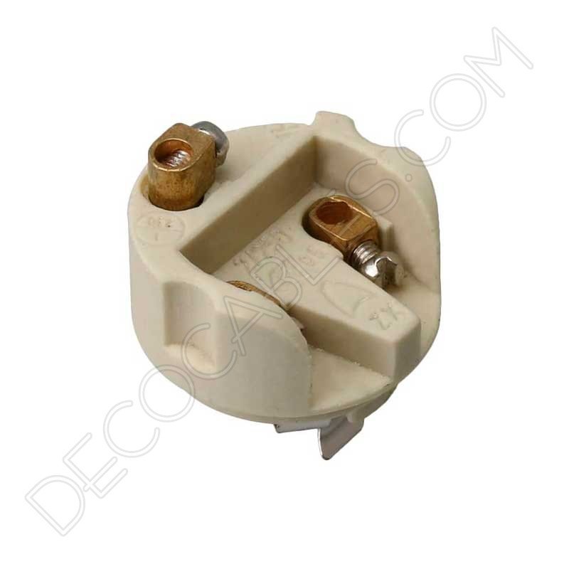 Portalámparas dorado latón E14 con arandelas Portalámparas dorado latón E14 con arandelas