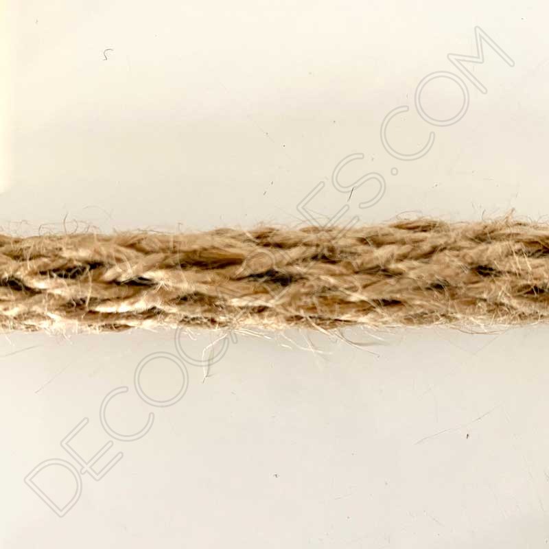 Cable eléctrico yute semi trenzado Cable eléctrico yute semi trenzado