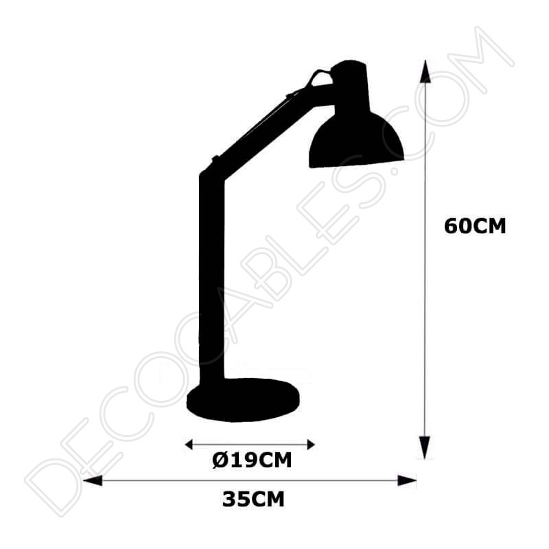 Flexo lámpara de escritorio estilo nórdico modelo Darci Flexo lámpara de escritorio estilo nórdico modelo Darci