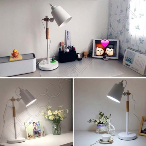 Lámpara flexo de escritorio estilo nórdico modelo Simply (blanco) 2 Flexo lámpara de escritorio estilo nórdico modelo simply