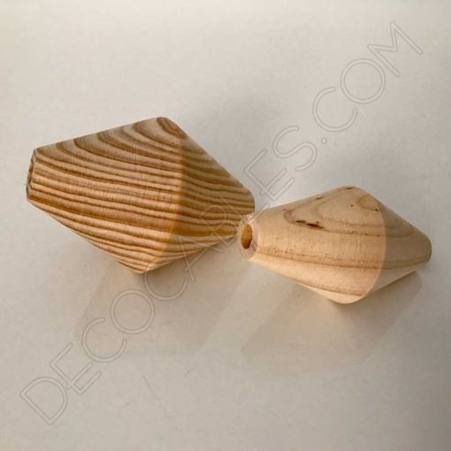 Rombos de madera para cables y lámparas colgantes 6 Rombos de madera para cables de lámparas