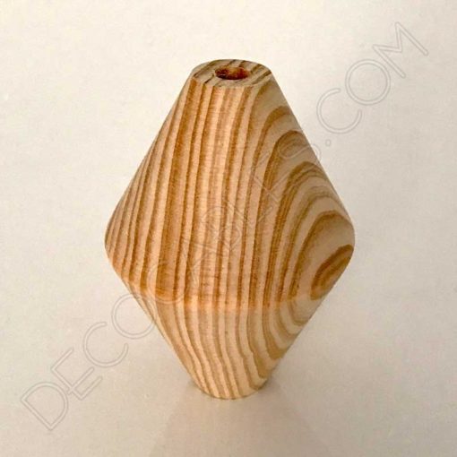 Rombos de madera para cables de lámparas