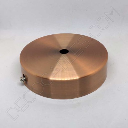 Soporte de techo para lámparas metálico cobre