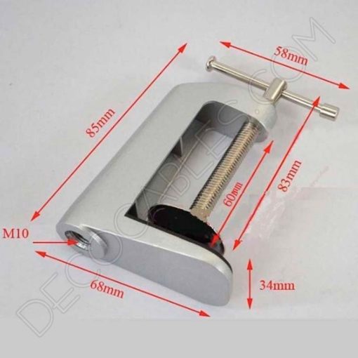 Sujeción metálica para flexo arquitecto