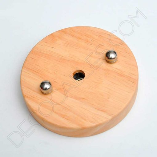 Soporte de techo para lámparas en madera de roblea-010