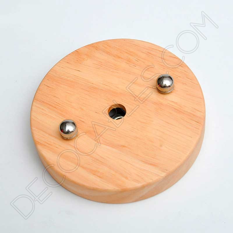 Soporte de techo para lámparas en madera de roblea-010 Soporte de techo para lámparas en madera de roblea-010