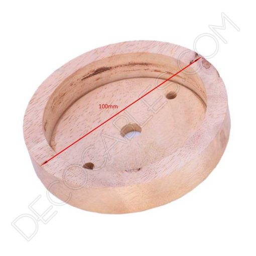 Soporte de techo de madera de roble 5 Soporte de techo para lámparas en madera de roblea-010