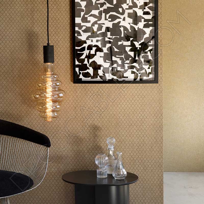 Bombilla gigante led ámbar modelo ondas Bombilla gigante led ámbar modelo ondas