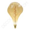 Bombilla Maxi filamento Led modelo irregular 4 Bombilla maxi ámbar filamento led modelo irregular