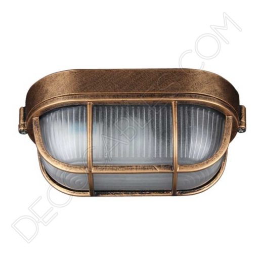 Lámpara aplique ojo de buey modelo industrial