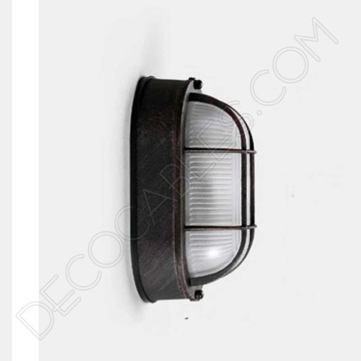 Lámpara aplique ojo de buey modelo industrial