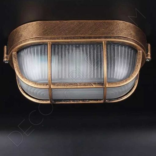 Lámpara aplique ojo de buey modelo industrial