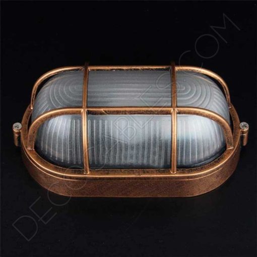 Lámpara aplique ojo de buey modelo industrial