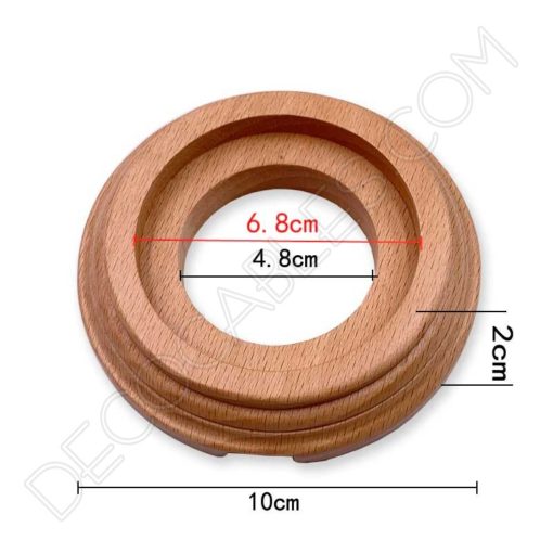 Base de madera para enchufes e interruptores cerámicos Vintage 6 Base de madera para interruptor y enchufe cerámico Vintage