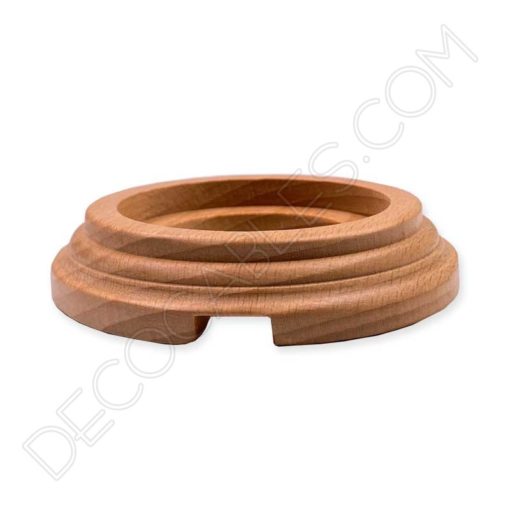 Base de madera para enchufes e interruptores cerámicos Vintage 2 Base de madera para interruptor y enchufe cerámico Vintage