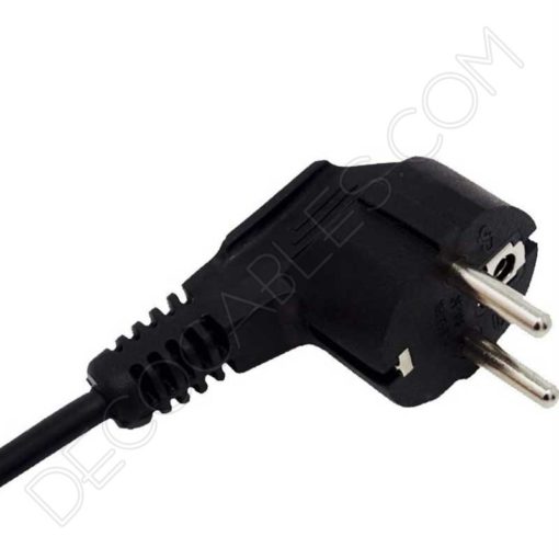 Cable de conexión con toma de tierra e interruptor de paso 2 Cable de conexión de tres hilos con interruptor de paso y clavija schuko